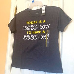 MODERN LUX short sleeve graphic tee shirt; size: Small